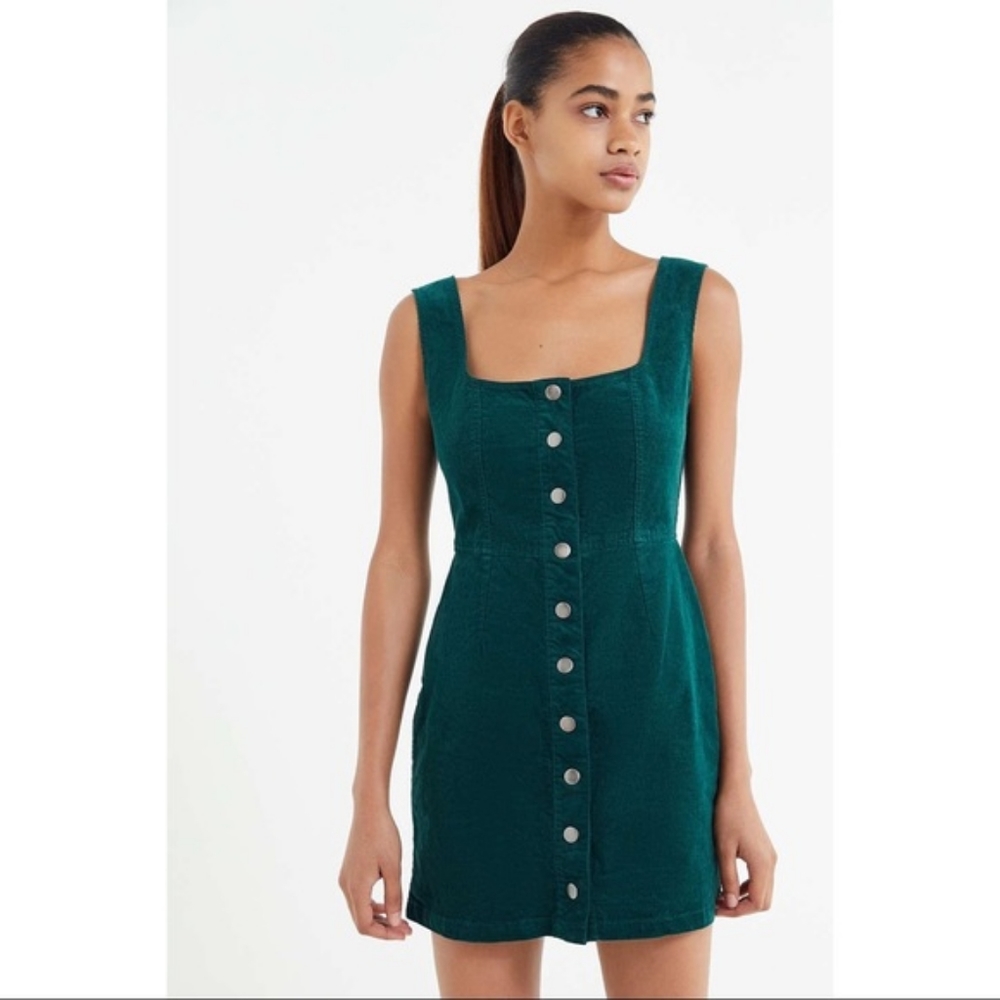 Urban Outfitters Green Mini Dress